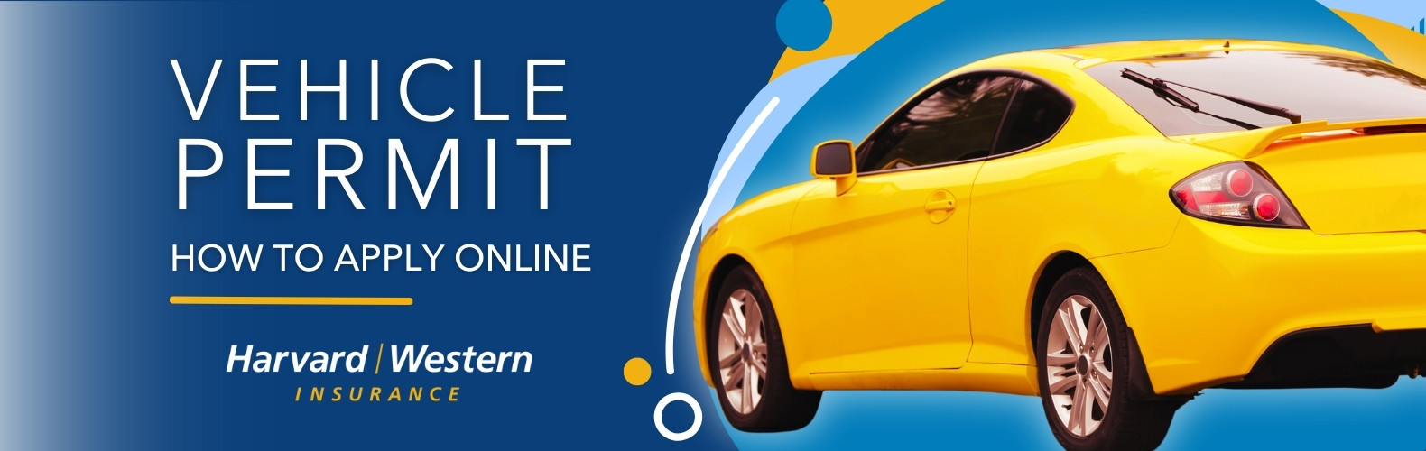 vehicle permit how to apply online blog image with yellow car